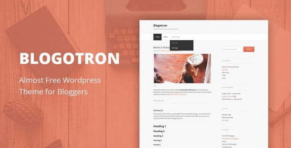 blogtron cheap wordpress theme