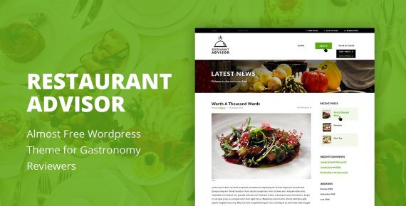 restaurant advisor wordpress theme