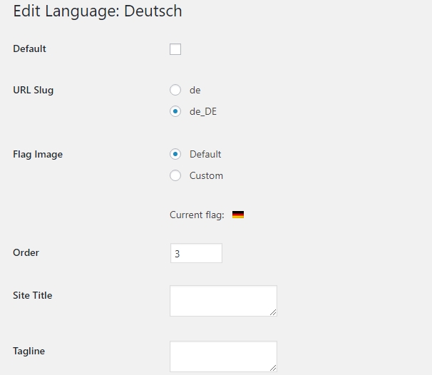 wordpress custom language switcher