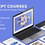 adept courses – learning management system psd kit screenshot 1