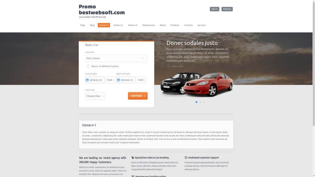 Car Rental Booking System BestWebSoft