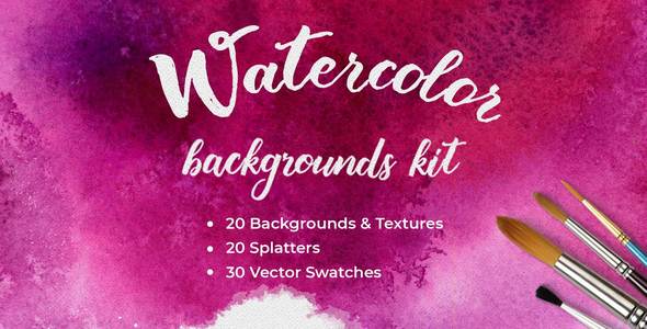 watercolor background kits