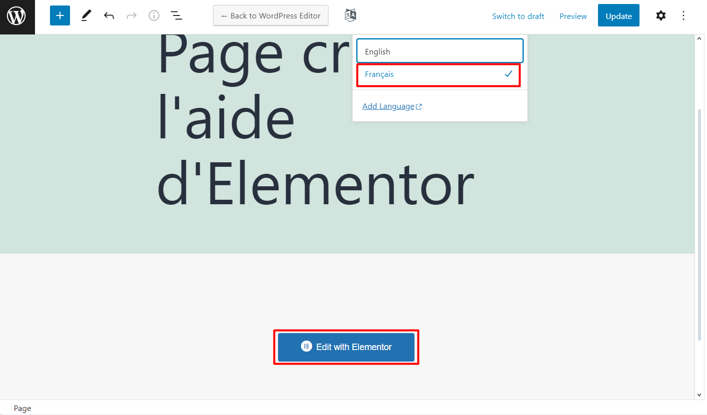 Translate WordPress Elementor Pages with Multilanguage Plugin — BestWebSoft