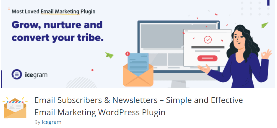Email Subscribers & Newsletters by Icegram