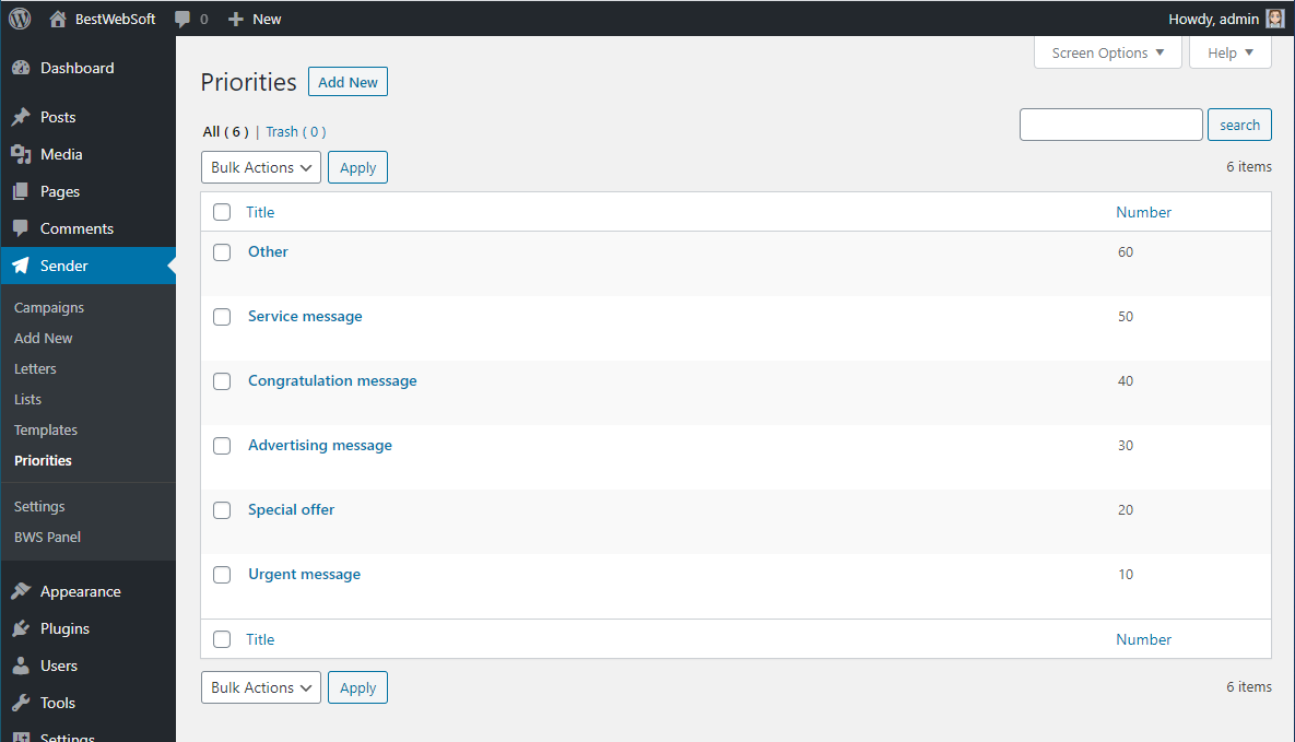 Great Sender Plugin for your WordPress Website — BestWebSoft