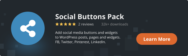 social buttons pack