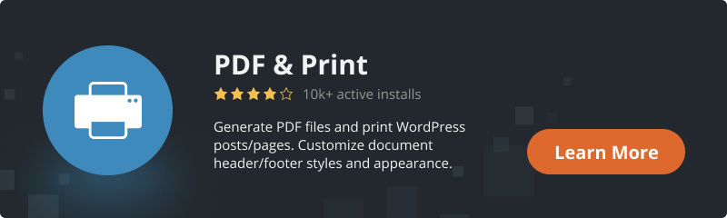 PDF & Print