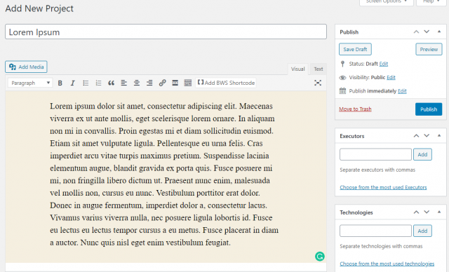 Your Own Portfolio on WordPress — BestWebSoft