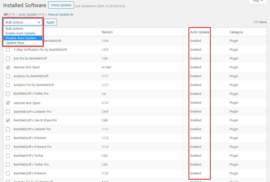 Helpful Updater for your WordPress site — BestWebSoft