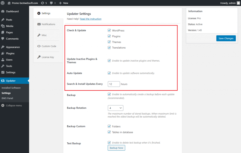 Updater by BestWebSoft vs WordPress Auto-Update — BestWebSoft