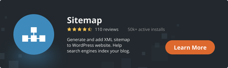 sitemap plugin