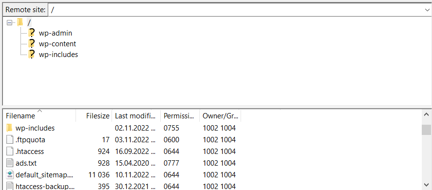 Restore the .htaccess File in WordPress