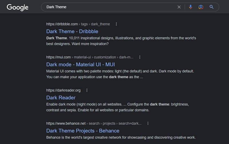 Dark design