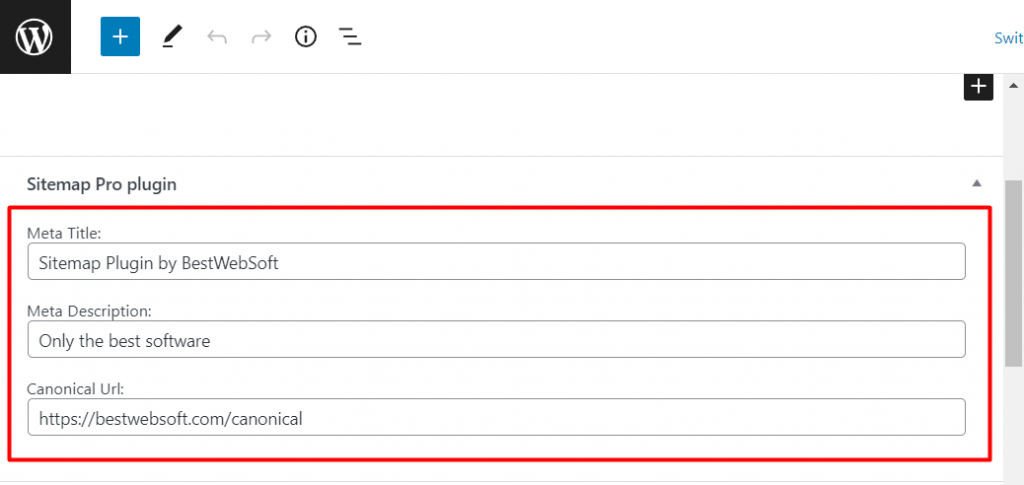 How to implement the canonical tag with sitemap