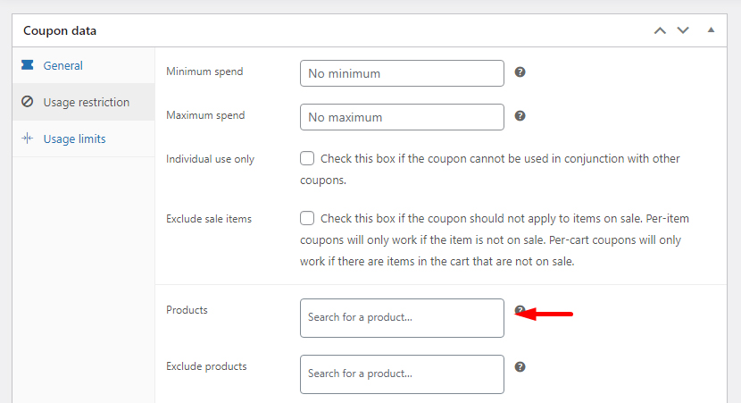 select a product