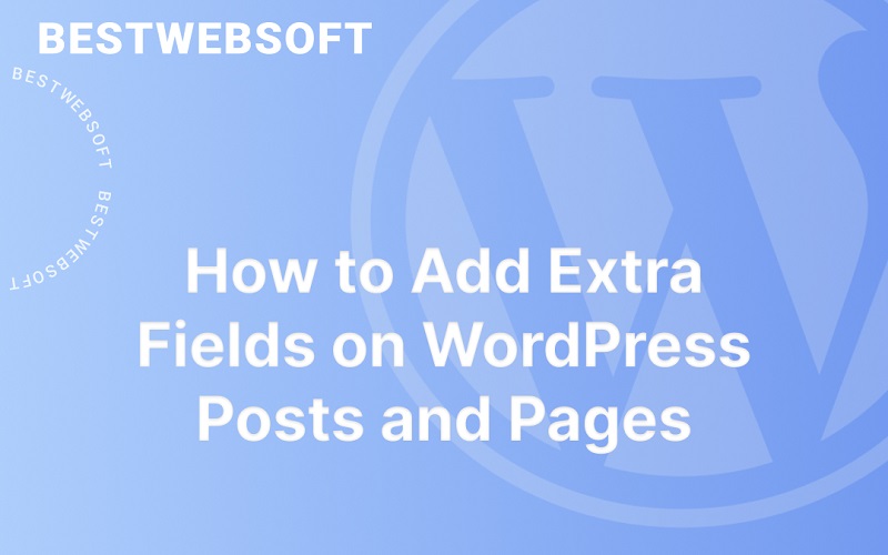 How to Add Extra Fields on WordPress Posts and Pages
