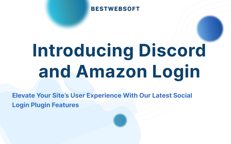 Introducing Discord and Amazon Login plugin wordpress