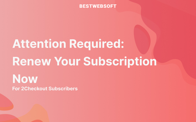 Renew Your Subscription