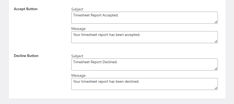 accept deecline timesheet