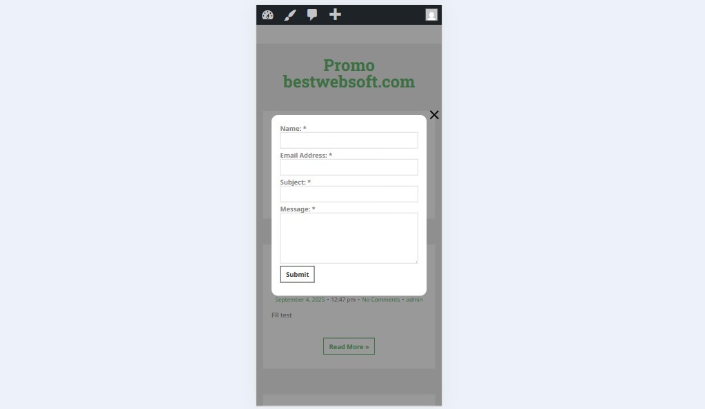 Mobile-Friendly Popup Forms